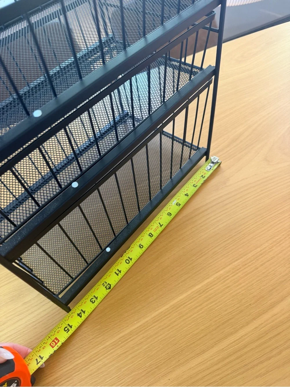 Target Black 3-Drawer Mesh Organizer Tower